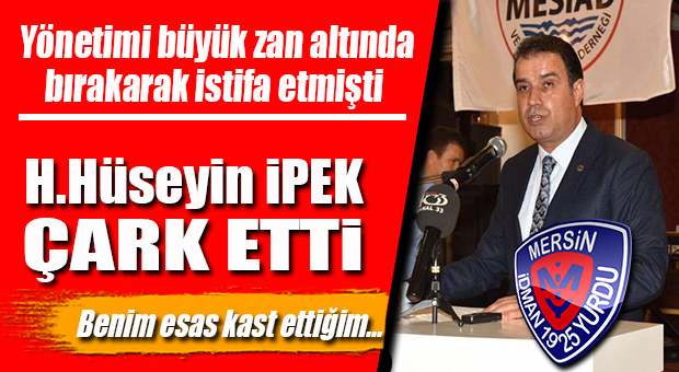 HASAN HÜSEYİN İPEK 1 AY SONRA ÇARK ETTİ