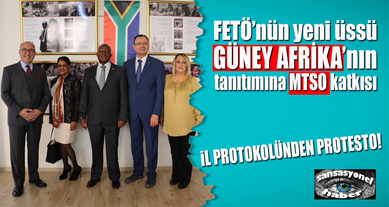 GÜNEY AFRİKA TANITIMINA İL PROTOKOLÜ PROTESTOSU