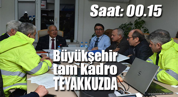 KOCAMAZ BELEDİYE’DE KRİZ MASASI’NDA