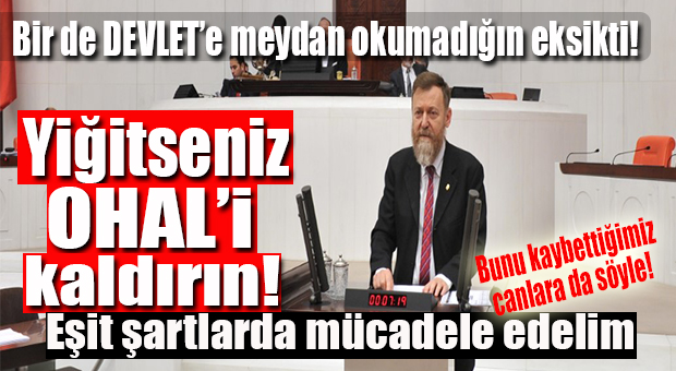 CHP’Lİ ATICI DEVLET’E MEYDAN OKUDU