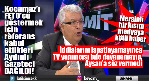KOCAMAZ’I VURMAK İÇİN SIĞINDIKLARI AYDINLI GAZETECİ DE DAĞILDI!