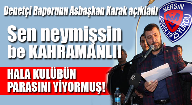 MERSİN İDMANYURDU DENETİM RAPORU AÇIKLANDI