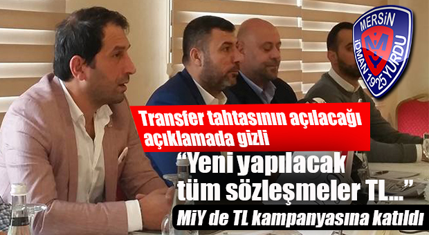 MİY’DE TRANSFER ÖDEMELERİ TL’YE DÖNDÜ
