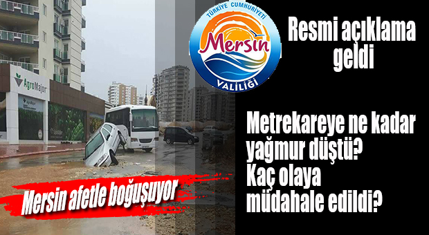 VALİLİK AFET RAPORUNU DÖKTÜ