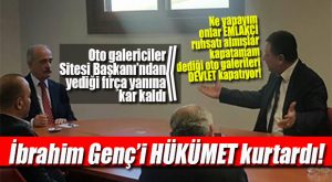 OTO GALERİLERE YENİ DÜZENLEME YOLDA