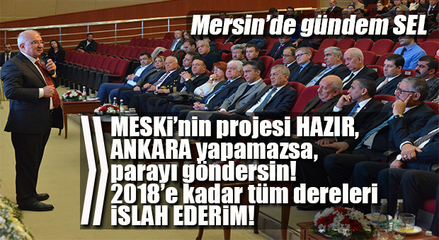 MERSİN İLİ YAĞMURSUYU MASTER PLANI TOPLANTISI YAPILDI