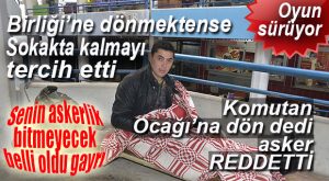 “KİMSESİZ” ASKERDEN YENİ ŞOV