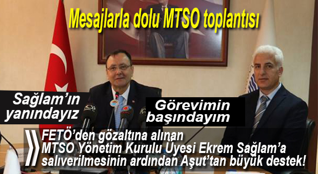 EKREM SAĞLAM’A “AŞUT” DESTEĞİ
