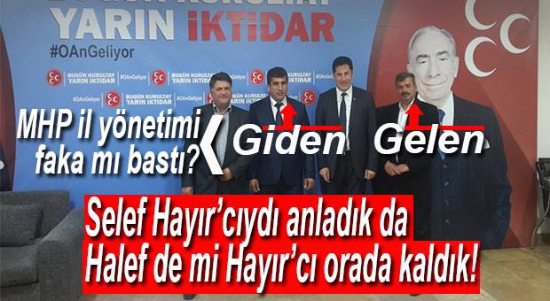 AYDINCIK MHP’NİN YENİ BAŞKANI DA MI HAYIR’CI?