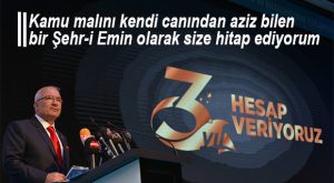 KOCAMAZ 3 YILLIK BÜYÜKŞEHİR ÇALIŞMALARINI ANLATTI