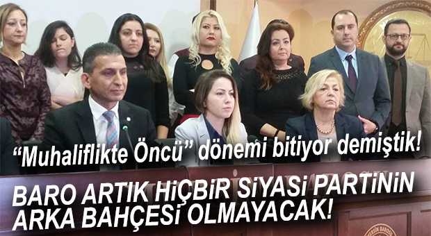 “MERSİN BAROSU ARTIK HİZMET ODAKLI BİR BARO OLACAKTIR”