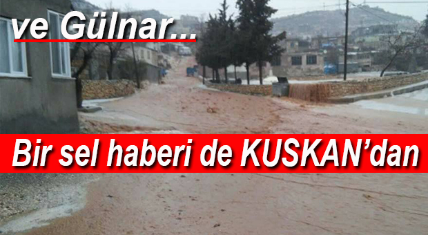 GÜLNAR’DA DA SEL OLDU