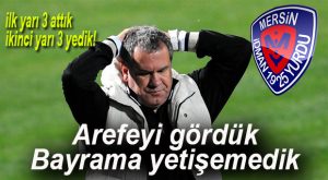 MERSİN İDMAN YURDU FIRSAT TEPTİ