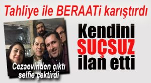 TAHLİYE OLDU, SELFİE ÇEKTİRDİ