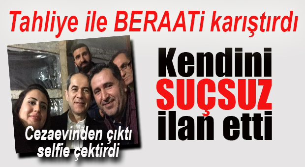 TAHLİYE OLDU, SELFİE ÇEKTİRDİ