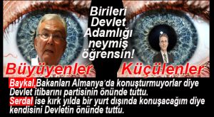 BAYKAL, SERDAL’I BOŞUNA ADAY ETMİYORMUŞ… KOŞA KOŞA ALMANYA’DA KONFERANSA GİTTİ