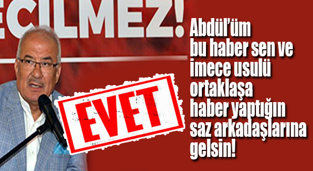 KOCAMAZ MHP’DEKİ “HAYIRCI”LARA” SESLENDİ