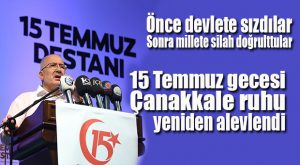 “SONUNA KADAR DEMOKRASİ SONSUZA KADAR CUMHURİYET”