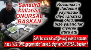 SANSÜR KULLANAN MGC ONURSAL BAŞKANI!