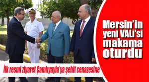 YENİ VALİ ALİ İHSAN SU GÖREV BAŞI YAPTI