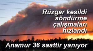 ANAMUR’DAKİ YANGIN 36 SAATTİR KONTROL ALTINA ALINAMADI!
