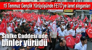 15 TEMMUZ YÜRÜYÜŞÜ’NDE DARBECİLERE LANET