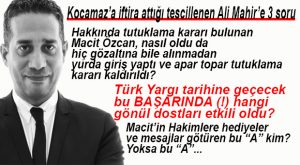 ŞERİFE TAMAM DA BU “A” KİM?