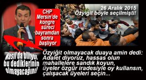 CHP MERSİN’DE KONGRE’NİN “YENİ” TARİHİ NETLEŞTİ