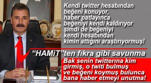 HAMİT TUNA’DAN TWİTTER’DAKİ SKANDAL BEĞENİYE AÇIKLAMA