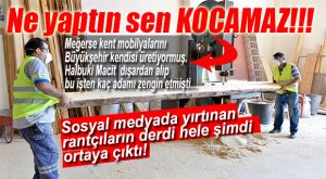 MACİT DÖNEMİNDE DIŞARIDAN ALINAN KENT MOBİLYALARINI ŞİMDİ BÜYÜKŞEHİR’İN KENDİSİNİN ÜRETTİĞİNİ BİLİYOR MUYDUNUZ?