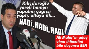 HAFTANIN UMUDU TÜKENMEYENİ ALİ MAHİR: “HAYDİ ERKEN SEÇİME”