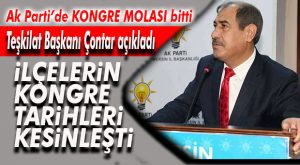 FLAŞ GELİŞME… AK PARTİ MERSİN’DE İLÇE KONGRELERİ NETLEŞTİ