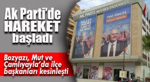 AK PARTİ’DE YENİ İLÇE BAŞKANLARI BELLİ OLDU
