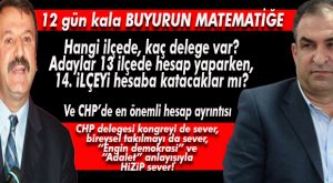 CHP’DE KONGRE HESAPLARI BAŞLADI… HANGİ İLÇEDE KAÇ DELEGE VAR?
