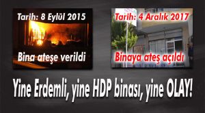 HDP ERDEMLİ’YE SİLAHLI SALDIRI: 1 KİŞİ GÖZALTINDA