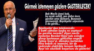 BÜYÜKŞEHİR MECLİS ÜYELERİNE “NE HİZMETLER YAPTIK” TURU