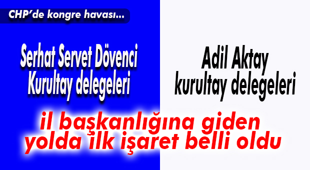 KURULTAY DELEGELİĞİ İÇİN İSİMLER BELLİ OLDU