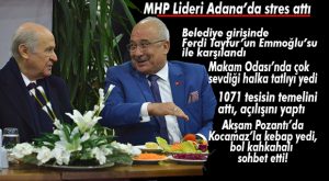 KOCAMAZ, MHP LİDERİ BAHÇELİ’NİN ADANA PROGRAMINA KATILDI