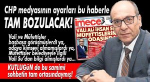 VALİ-MÜFETTİŞ ZİYARETİNDE BÜYÜKŞEHİR GENEL SEKRETERİ KUTLUGÜN DE VARDI!