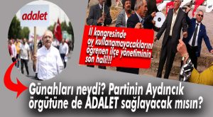 CHP AYDINCIK İLÇE ÖRGÜTÜ KILIÇDAROĞLU KURBANI OLDU!