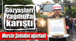ŞEHİT DURMUŞ TEK, GÖZYAŞLARIYLA UĞURLANDI
