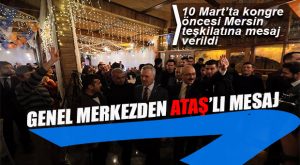 MERSİN’DE AK PARTİLİLER AHDE VEFA GECESİ’NDE BULUŞTU