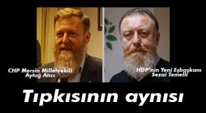 HDP’NİN YENİ EŞ BAŞKANI İLE CHP’Lİ ATICI’NIN İNANILMAZ BENZERLİĞİ