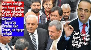 CHP’Lİ BAYSAN’IN BÜYÜKŞEHİR ADAYLIĞINA DARBE!.. TEZCAN ÖRGÜTLERDEN SORUMLU GENEL BAŞKAN YARDIMCISI OLDU