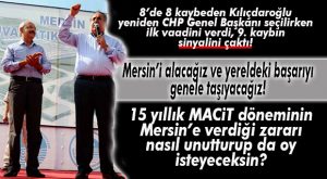 CHP’DE BİR KEZ DAHA KILIÇDAROĞLU DÖNEMİ…