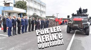 ÖZEL HAREKÂT POLİSLERİ MERSİN’DEN AFRİN’E DOĞRU YOLA ÇIKTI