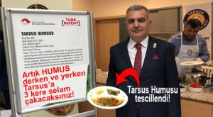 TARSUS, HUMUS’UN PATENTİNİ RESMEN ALDI