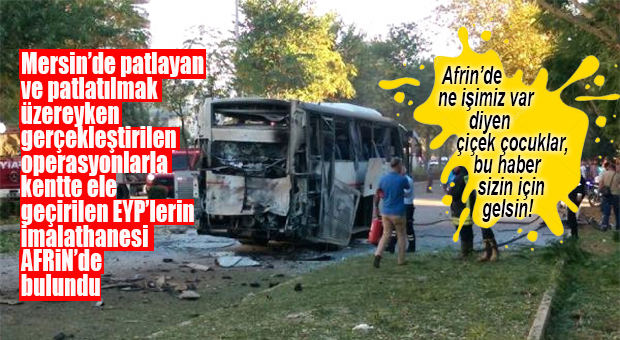 ATLANMAMASI GEREKEN DETAY!… AFRİN’DE YPG’NİN BOMBA İMALATHANESİ BULUNDU