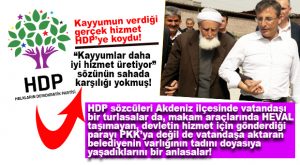 HDP, VATANDAŞA HİZMETİ BİR TÜRLÜ KABUL EDEMEDİ: “AK PARTİ KAYYUMLARI ADAY GÖSTERSİN”