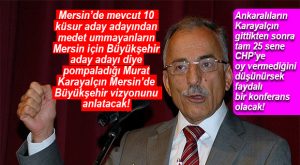 KARAYALÇIN MERSİN’İ TURLUYOR… İLK ZİYARET İL BİNASINA